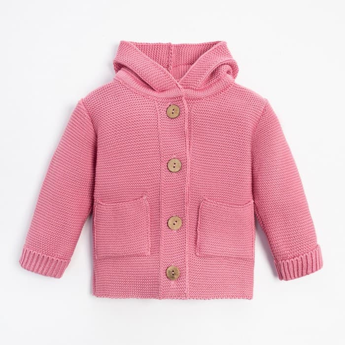 Джемпер вязаный «Крошка Я» Trendy, рост 98-104 см, розовый