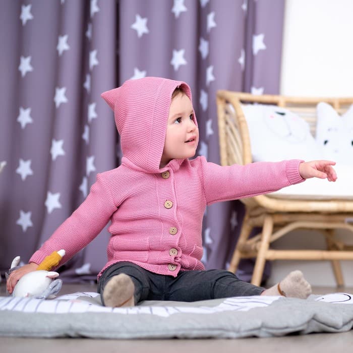 Джемпер вязаный «Крошка Я» Trendy, рост 98-104 см, розовый