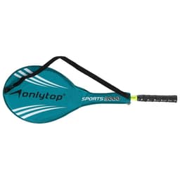 Ракетка для бадминтона ONLYTOP, алюминий, в чехле, чёрная, жёлтая
