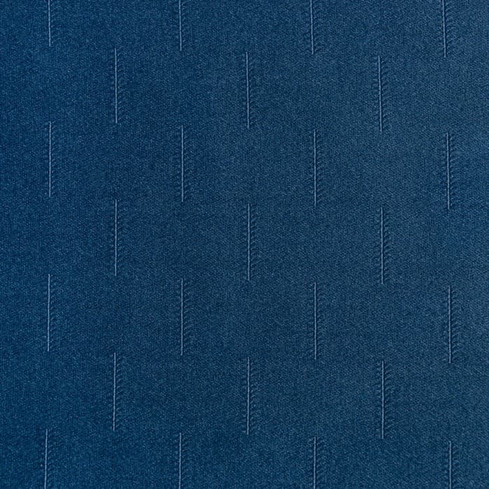 Штора портьерная «Этель. Штрихи», на шторной ленте, 270×300 см, синяя