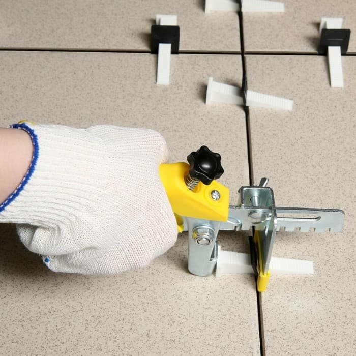 Клещи для системы выравнивания плитки ТУНДРА, пластиковые рукоятки, 230 мм