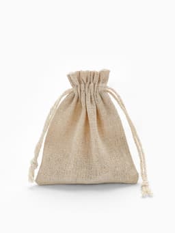 Мешочек подарочный «Хлопок», 10×12 см, цвет кремовый