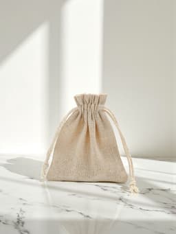 Мешочек подарочный «Хлопок», 10×12 см, цвет кремовый