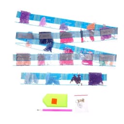 Алмазная мозаика с полным заполнением на подрамнике «Космическая девушка», 20×30 см