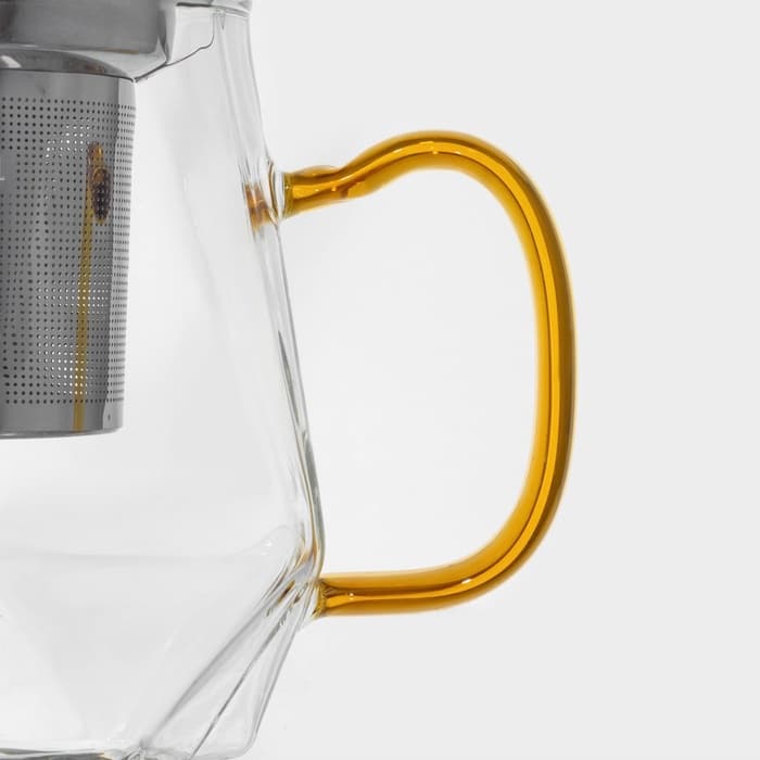 Заварочный чайник Magistro «Льдинка», 300 мл, металлическое сито, стекло