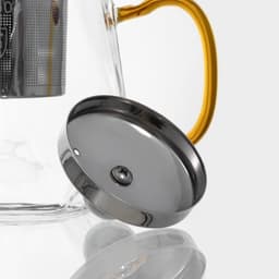 Заварочный чайник Magistro «Льдинка», 300 мл, металлическое сито, стекло