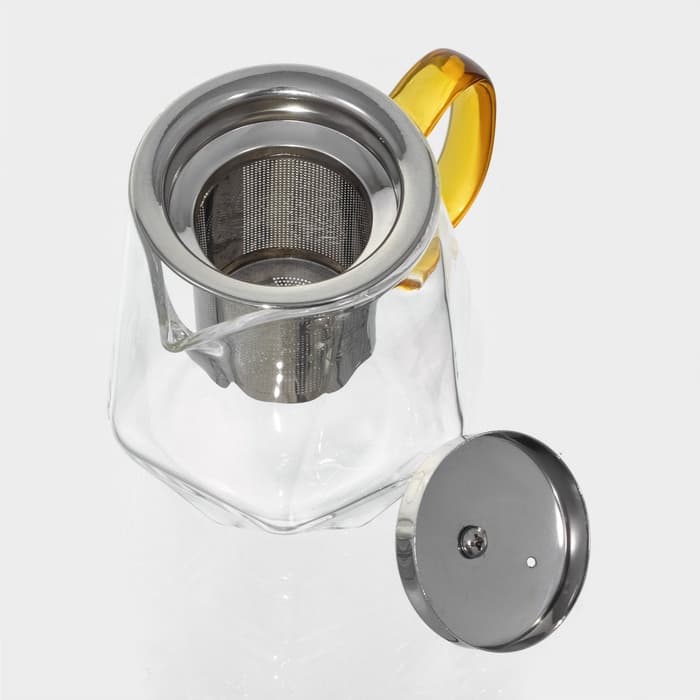 Заварочный чайник Magistro «Льдинка», 300 мл, металлическое сито, стекло