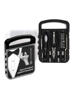 Набор инструментов ТУНДРА, подарочный пластиковый кейс, 22 предмета