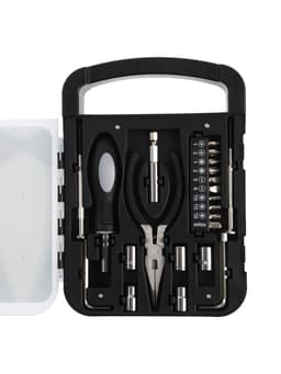Набор инструментов ТУНДРА, подарочный пластиковый кейс, 22 предмета