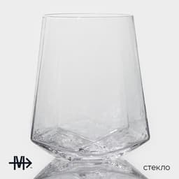 Стаканы Magistro «Дарио», 450 мл, 10×11.5 см, набор 6 шт., стекло, прозрачные