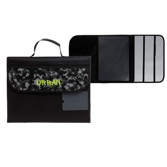 Папка для труда, А4, текстильная, 32.5×24 см «Камуфляж»