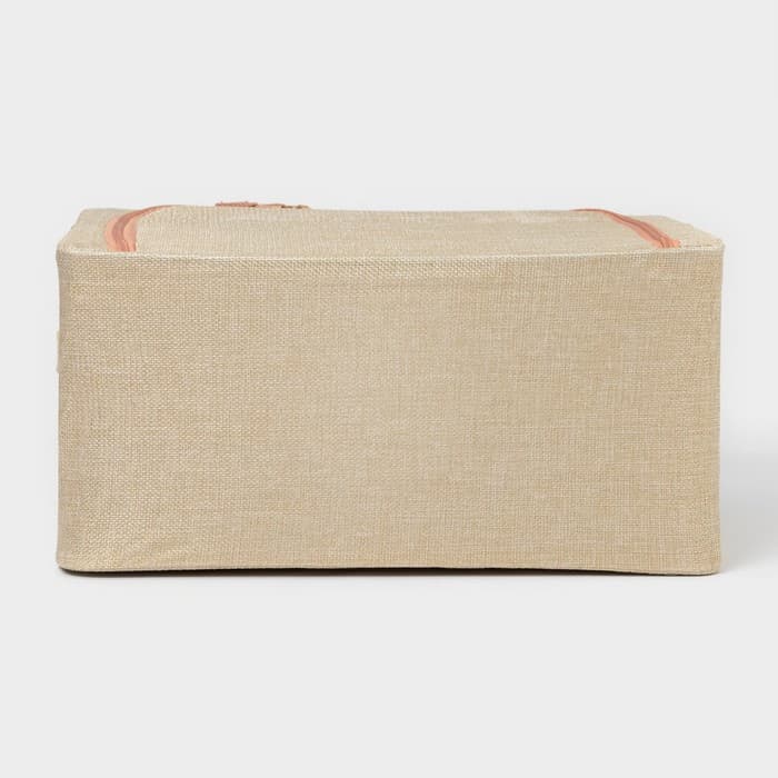 Кофр для хранения вещей Доляна «Моне», 39×29×20 см, бежевый