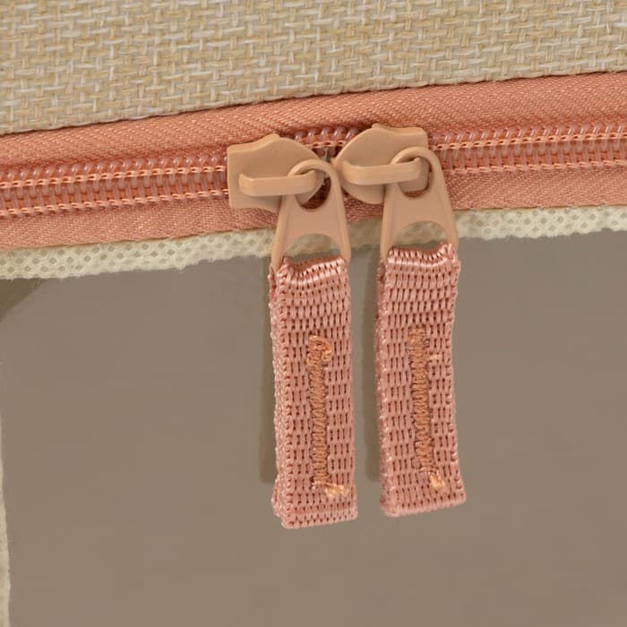 Кофр для хранения вещей Доляна «Моне», 39×29×20 см, бежевый