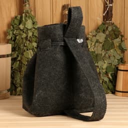 Набор для бани, 4 предмета: рюкзак, шапка, рукавица, коврик, «Банная забава»