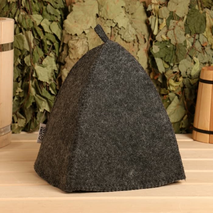 Набор для бани, 4 предмета: рюкзак, шапка, рукавица, коврик, «Банная забава»