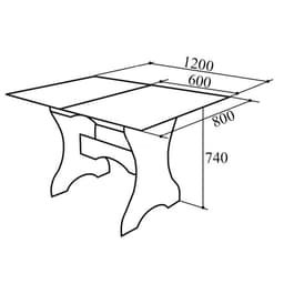 Кухонный уголок «КУ-19 Л 3», со столом, с табуретами, цвет млечный/бежевый/коричневый