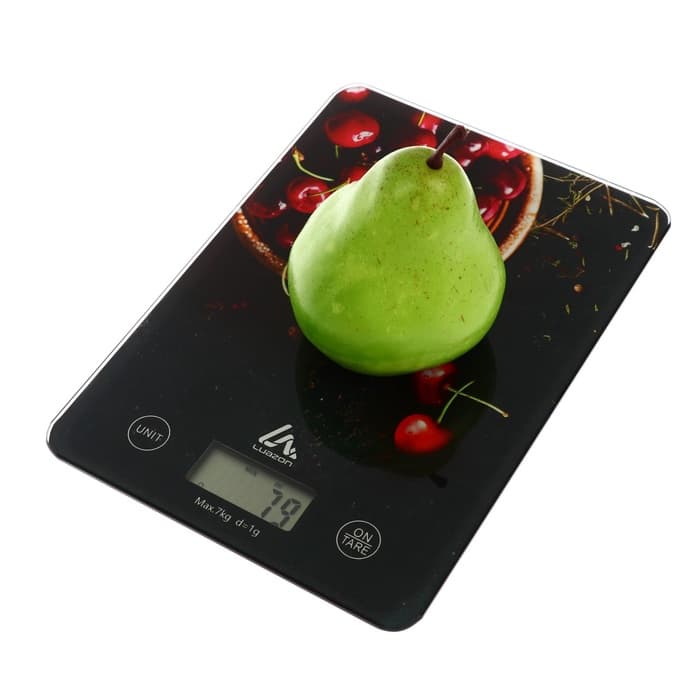 Весы кухонные Luazon LVK-702 «Черешня», электронные, до 7 кг