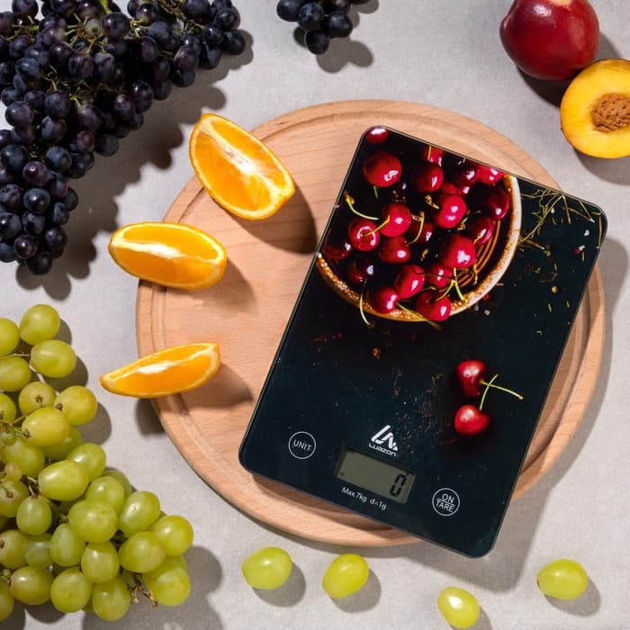 Весы кухонные Luazon LVK-702 «Черешня», электронные, до 7 кг
