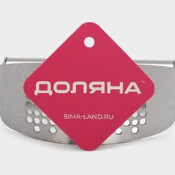 Пресс для чеснока Доляна Steel, 10×5 см, цвет серебряный