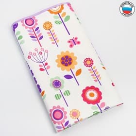 Клеёнка с ПВХ-покрытием, 70×100 см, на резинке, МИКС