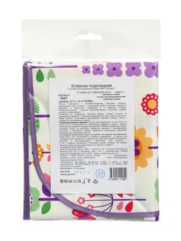 Клеёнка с ПВХ-покрытием, 70×100 см, на резинке, МИКС