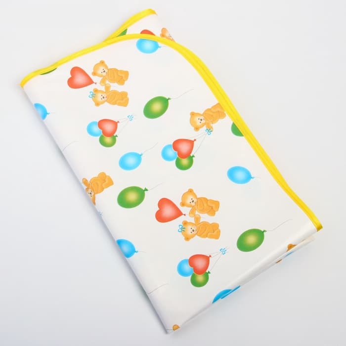 Клеёнка с ПВХ-покрытием, 70×100 см, на резинке, МИКС