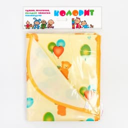 Клеёнка с ПВХ-покрытием, 70×100 см, на резинке, МИКС