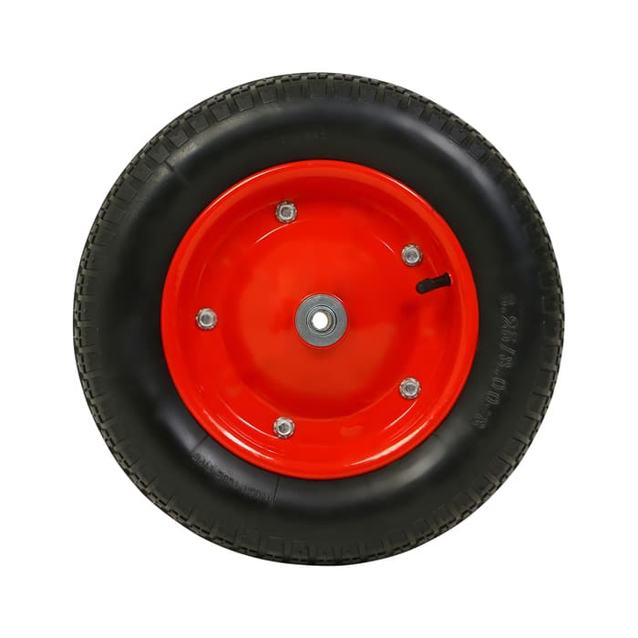 Колесо пневматическое, d=360 мм, ступица: диаметр 16 мм, длина 90 мм