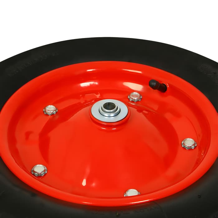 Колесо пневматическое, d=360 мм, ступица: диаметр 16 мм, длина 90 мм