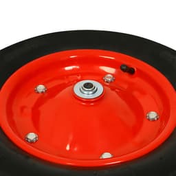 Колесо пневматическое, d=360 мм, ступица: диаметр 16 мм, длина 90 мм