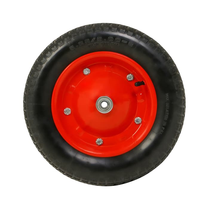 Колесо пневматическое, d=360 мм, ступица: диаметр 16 мм, длина 90 мм