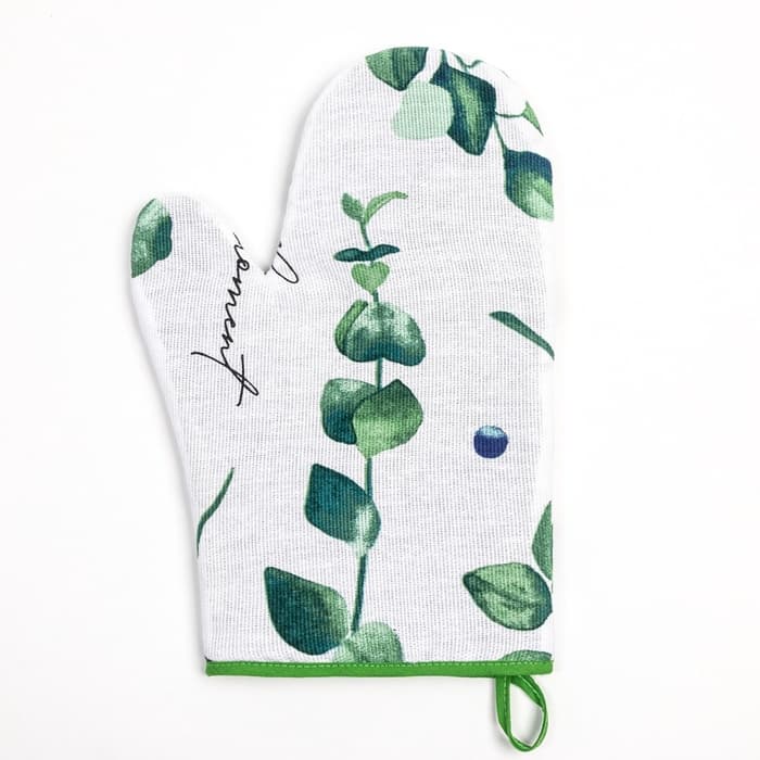 Варежка - прихватка «Доляна. Эвкалипт», 20×27 см, 100% хлопок, рогожка 164 г/м²