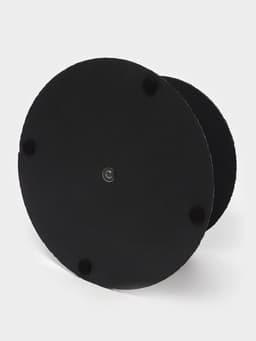 Этажерка для фруктов и десертов Magistro Valley, 2 яруса, d=25/20×24 см, сланец, чёрная