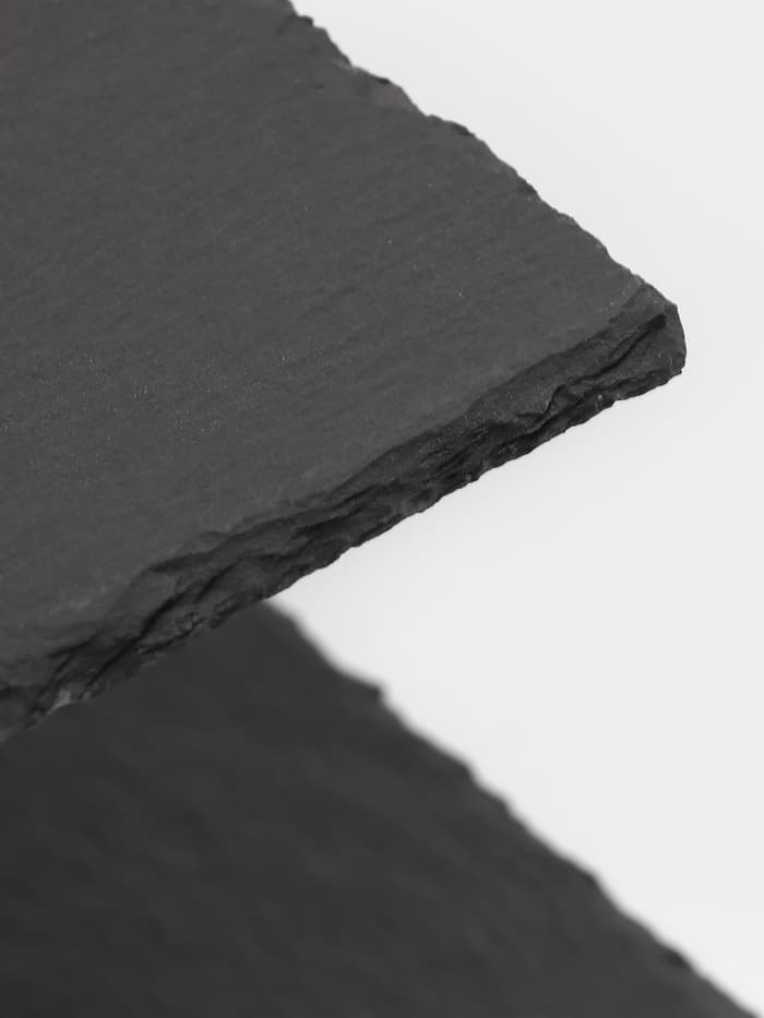 Этажерка для фруктов и десертов Magistro Valley, 2 яруса, d=25/20, h=25 см, сланец, чёрная