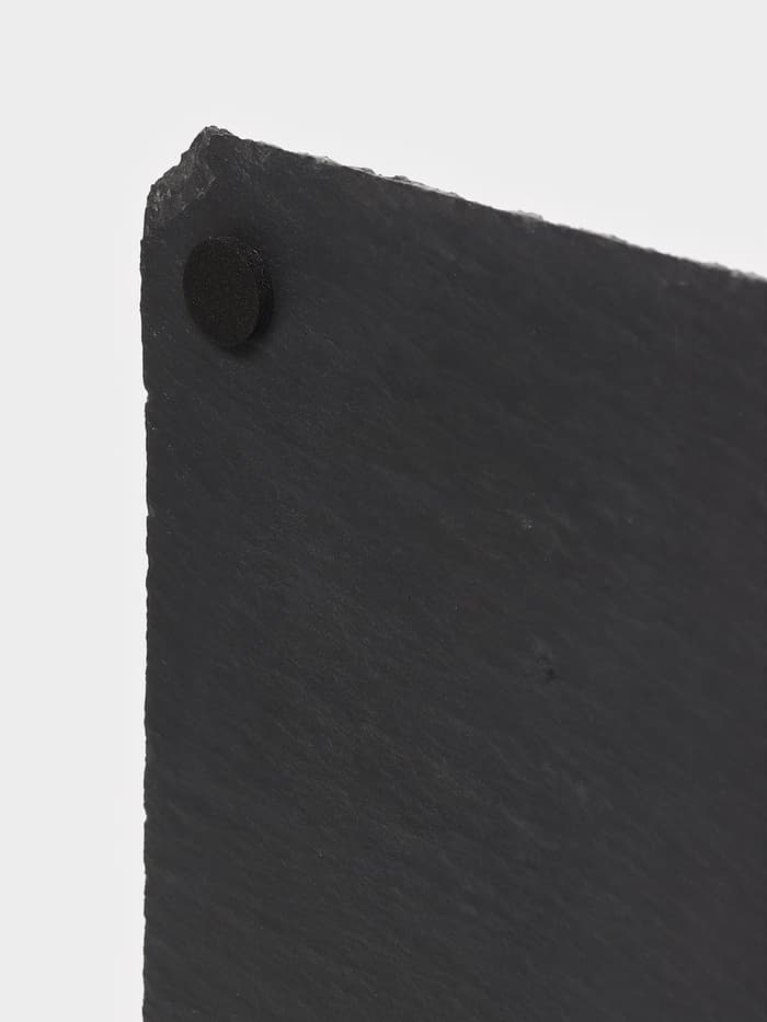 Этажерка для фруктов и десертов Magistro Valley, 2 яруса, d=25/20, h=25 см, сланец, чёрная