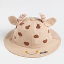 Панама для девочки MINAKU «Коровка», размер 50, бежевая
