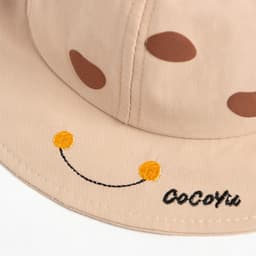 Панама для девочки MINAKU «Коровка», размер 50, бежевая