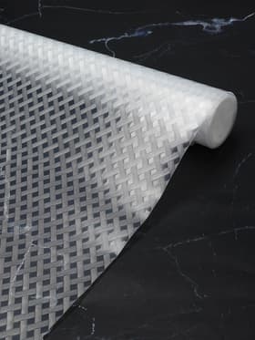 Коврик противоскользящий Доляна «Ромбы», 30×150 см, прозрачный