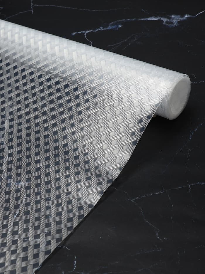 Коврик противоскользящий Доляна «Ромбы», 30×150 см, прозрачный