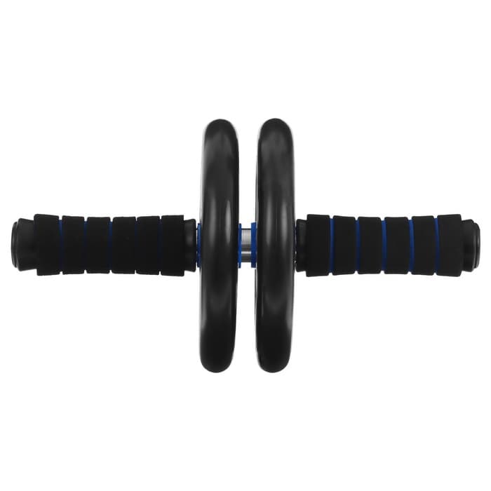 Ролик для пресса ONLYTOP, 2 колеса, с ковриком