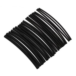 Термоусаживаемая трубка 2/3/4/5 мм, набор 20 шт., длина 10 см, чёрная