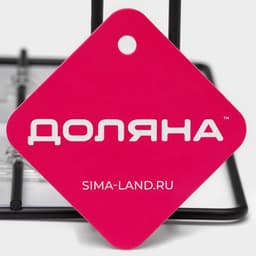 Держатель для туалетной бумаги Доляна, с полочкой, 19.5×9.5×8 см, чёрный