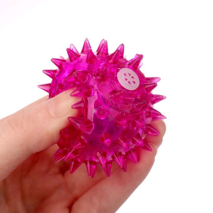 Мяч детский Funny toys резиновый световой «Пёсики», МИКС, в шоубоксе