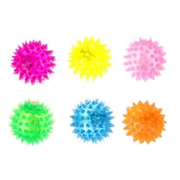 Мяч детский Funny toys резиновый световой «Пёсики», МИКС, в шоубоксе