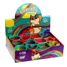 Пружинка - радуга «Котик», d=5 см, в шоубоксе, МИКС