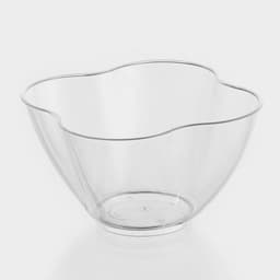 Форма одноразовая для фуршета «Цветок», 350 мл, пластик, прозрачная