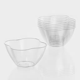 Форма одноразовая для фуршета «Цветок», 350 мл, пластик, прозрачная