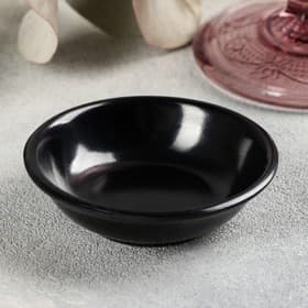 Соусник «Чёрный Восток», 40 мл, d=7.2 см, пластик, чёрный