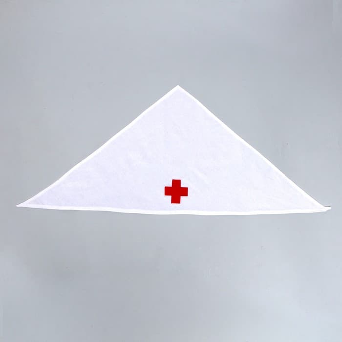 Косынка медсестры, белая