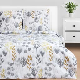 Постельное бельё 1.5-спальное «Этель» Flora and spring (вид 2), поплин